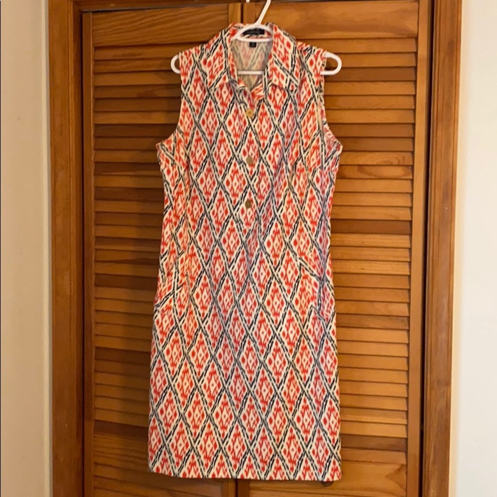 Land’s End sleeveless shirt dress